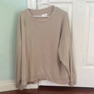 Sweatshirt, slightly cropped, wide